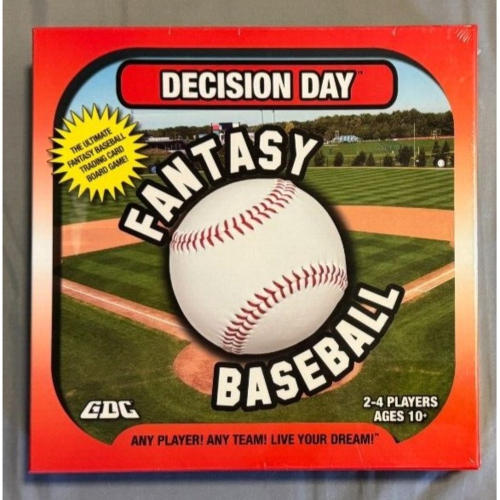 Decision Day Fantasy Baseball Board Game - Brand New In Box! - Ages 10 +